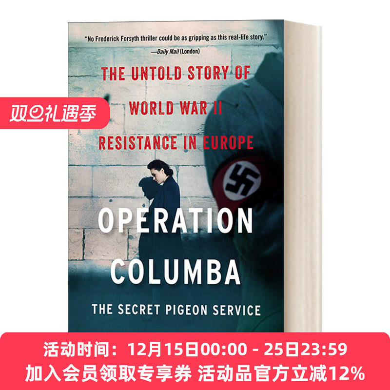 科罗巴行动 英文原版 Operation Columba--The Secret Pigeon Service 战鸽特工 AP欧洲历史读物 英文版 进口英语原版书籍