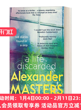 被搞丢的人生 英文原版 A Life Discarded 废料箱里的148本日记 亚历山大·马斯特斯 英文版 进口英语原版书籍