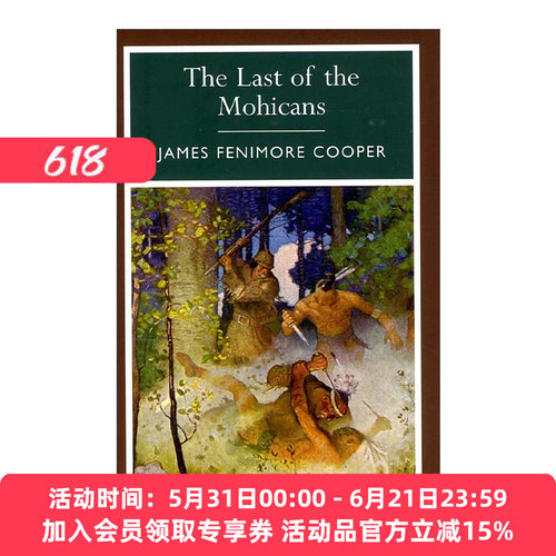 英文原版 The Last of the Mohicans *后一个莫希干人 詹姆斯·费尼莫尔·库柏 Arcturus经典系列 英文版 进口英语原版书籍