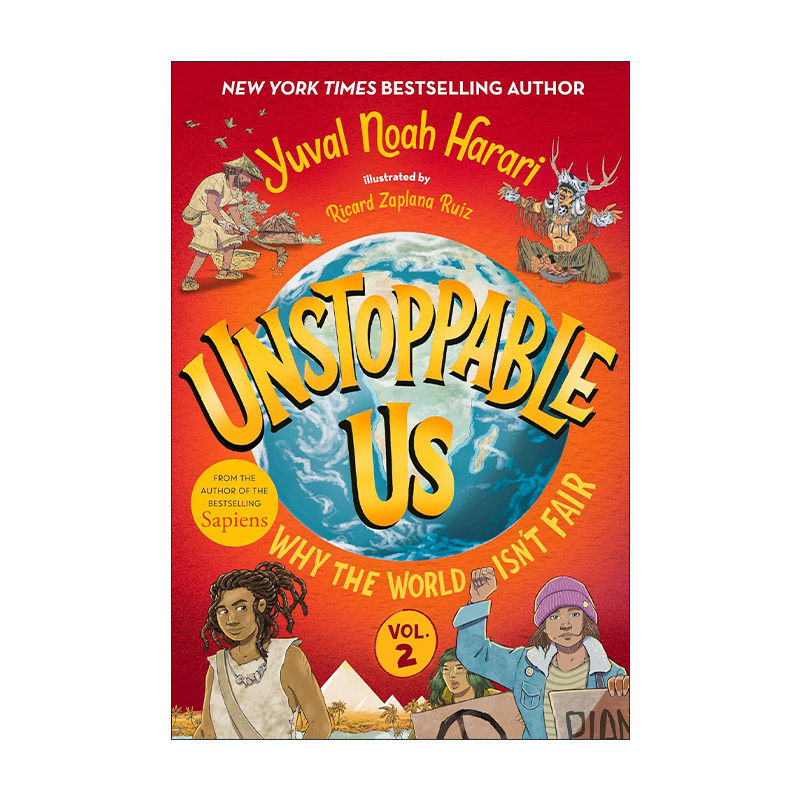 势不可挡的人类2 精装 英文原版 Unstoppable Us Volume 2 不可阻挡的我们 人类简史 儿童插图历史科普百科 英文版进口英语 书籍