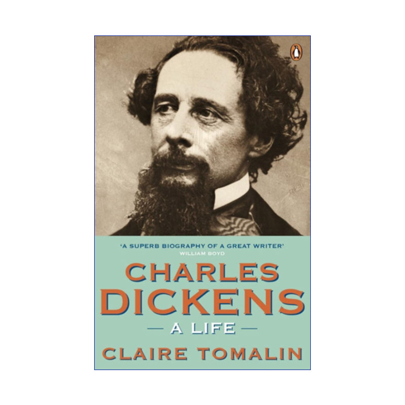 查尔斯·狄更斯传英文原版 Charles Dickens克莱尔·托马林英文版进口英语原版书籍