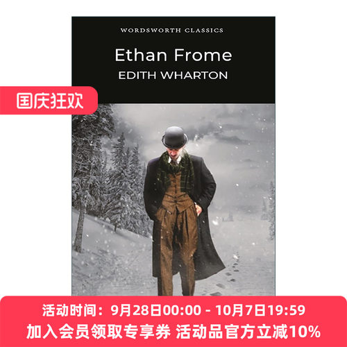 英文原版 Ethan Frome 伊坦·弗洛美 伊迪丝·华顿 Wordsworth经典文学系列 英文版 进口英语原版书籍