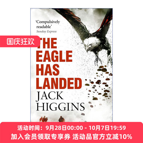 德国式英雄  英文原版 The Eagle Has Landed 杰克·希金斯畅销二战小说 英文版 进口英语原版书籍