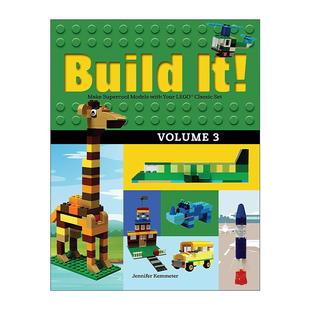 儿童乐高制作全彩经典 Build 建起来 英文原版 指南 进口英语原版 Volume 英文版 书籍 超酷模板说明书 卷三
