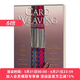 英文原版 Card Weaving 卡织 Candace Crockett 纤维艺术与纺织品 英文版 进口英语原版书籍