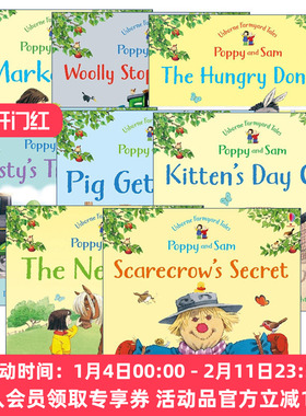 英文原版 Farmyard Tales Poppy and Sam 农场故事系列8册 儿童启蒙故事书 英文版 进口英语原版书籍