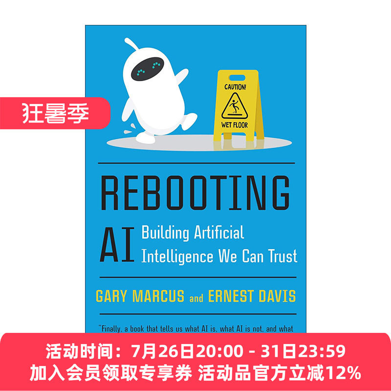 英文原版 Rebooting AI 如何创造可信的AI 重启人工智能 Gary Marcus 英文版 进口英语原版书籍