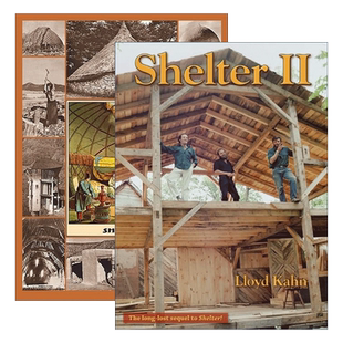 英文原版 Shelter 庇护所2册 绿色建筑住房设计 插图 Lloyd Kahn劳埃德·卡恩 英文版 进口英语原版书籍