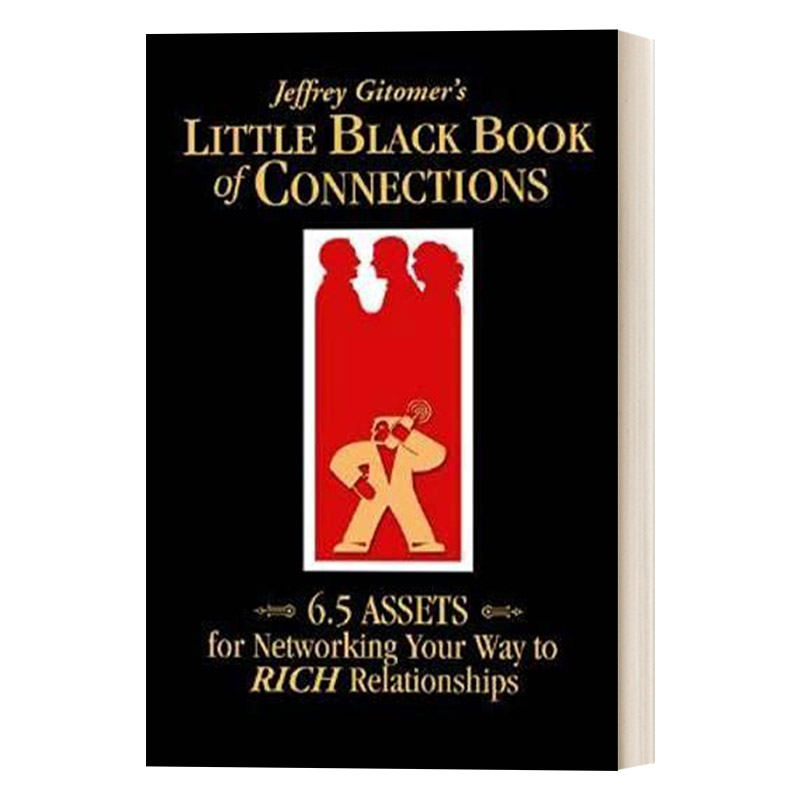 职场小黑书 英文原版 The Little Black Book of Connections Jeffrey Gitomer杰弗里 吉特默 职场人际关系 社交沟通 精装 英文版