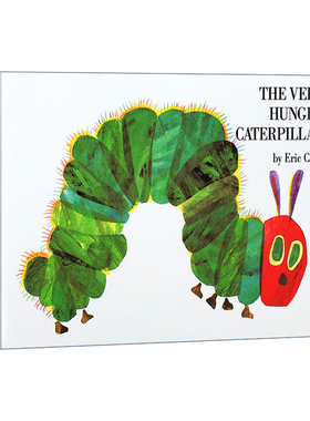 好饿的毛毛虫  英文原版 The Very Hungry Caterpillar 纸板书 Eric Carle艾瑞卡尔爷爷绘本 英文版 进口英语原版书籍