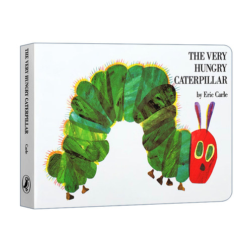 好饿的毛毛虫  英文原版 The Very Hungry Caterpillar 纸板书 Eric Carle艾瑞卡尔爷爷绘本 英文版 进口英语原版书籍