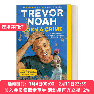 英文原版 Born a Crime 崔娃自传回忆录 大开本 天生罪犯 特雷弗 诺亚的变色人生 比尔盖茨2017推荐书 Trevor Noah 进口英语书籍