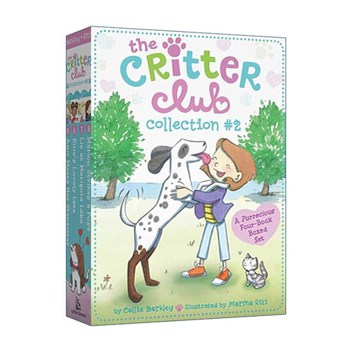 英文原版 The Critter Club Collection #2 Boxed Set 动物俱乐部5-8册盒装 章节桥梁书 动物友谊主题 英文版 进口英语原版书籍
