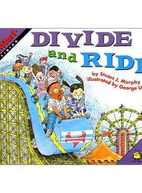 英文原版 Mathstart Level 3 Divide and Ride 数学启蒙绘本3级 英文版 进口英语原版书籍