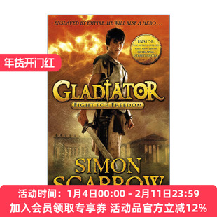 英文原版 Gladiator Fight for Freedom 角斗士1 西蒙·斯卡罗 畅销青少年古罗马战斗小说 英文版 进口英语原版书籍