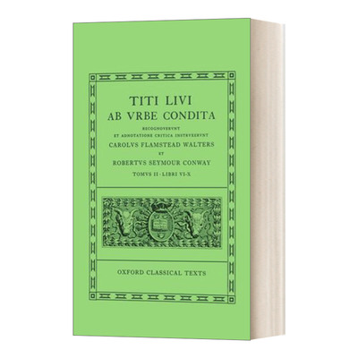 英文原版 Livy Ab Urbe Condita Books VI-X 李维罗马建城纪年代记的叙述VI-X 精装 英文版 进口英语原版书籍