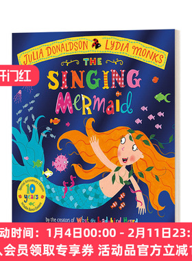唱歌的美人鱼 英文原版绘本 The Singing Mermaid 10th Anniversary Edition 10周年纪念版 英文版 进口英语原版书籍