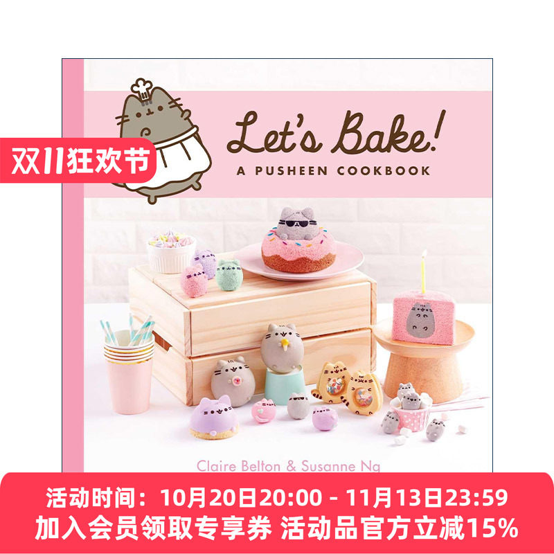 英文原版 Let's Bake 胖吉猫 烘焙食谱书 精装 英文版 进口英语原版书籍