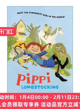 长袜子皮皮  英文原版 Pippi Longstocking 精装 Astrid Lindgren 英文版 进口英语原版书籍