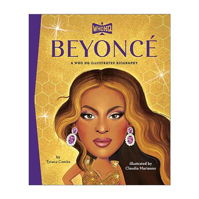 英文原版 Beyonce A Who HQ Illustrated Biography 碧昂丝 精装插图版传记 儿童科普百科 英文版 进口英语原版书籍