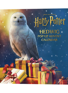 哈利波特 英文原版 Harry Potter Hedwig Pop-up Advent Calendar 海德薇立体书 倒数日历 哈利波特节日周边 英文版 进口英语书籍