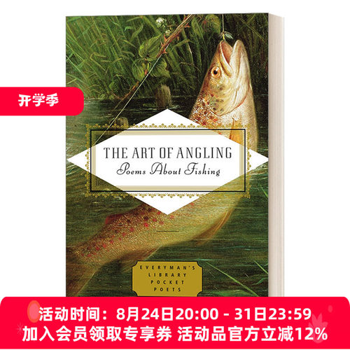 英文原版 The Art of Angling Poems About Fishing 钓鱼诗歌集 Everyman精装收藏版 口袋诗歌系列 英文版 进口英语原版书籍