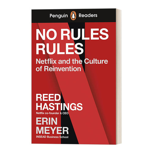 英文原版 Penguin Readers Level 4 No Rules Rules 企鹅分级阅读4 不拘一格 网飞的自由与责任工作法 英文版 进口英语原版书籍