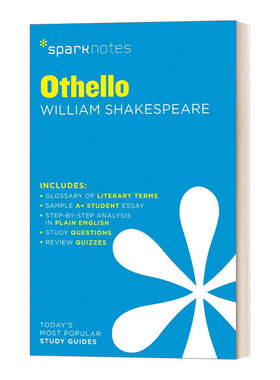 英文原版 Othello SparkNotes Literature Guide 文学导读系列 奥赛罗 英文版 进口英语原版书籍