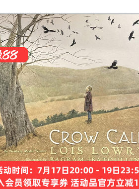 英文原版 Crow Call 乌鸦哨 精装图画书 记忆传授人 数星星作者 英文版 进口英语原版书籍
