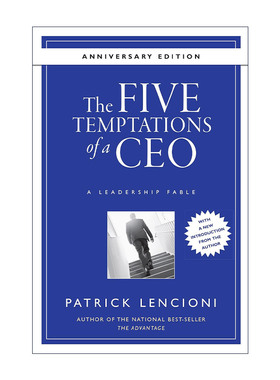 英文原版 The Five Temptations of a CEO 领导者的五大诱惑 应警惕的人性弱点 10周年版 精装 派特里克兰西尼奥 进口英语原版书籍