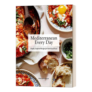 华研原版 地中海的每一天 英文原版 Mediterranean Every Day 简单 超卓的食谱 煮出令人感觉良好的食物 精装 进口英语原版书籍