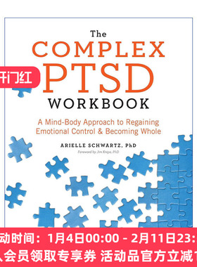 英文原版 The Complex PTSD Workbook 创伤应激障碍练习册 恢复情绪控制身心方法 英文版 进口英语原版书籍