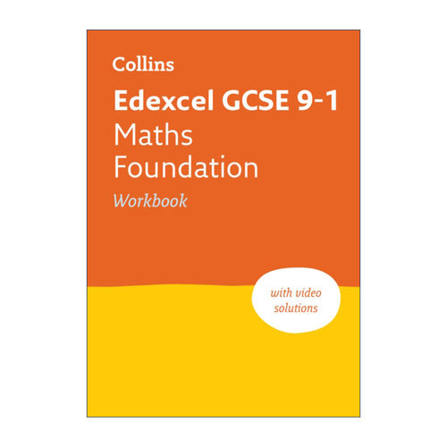 柯林斯英国爱德思GCSE考试数学基础练习册 英文原版 Collins Edexcel GCSE 9-1 Maths Foundation Workbook 附视频讲解 英文版