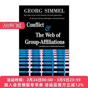 英文原版 Conflict And the Web of Group Affiliations 冲突和群体成员关系网 齐美尔英文版 进口英语原版书籍