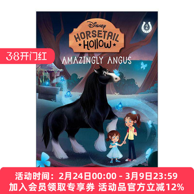 英文原版 Disneys Horsetail Hollow 02 Amazingly AngusPrincess Meridas Horse 迪士尼马尾谷冒险记2 神奇的安格斯 英文版 进口