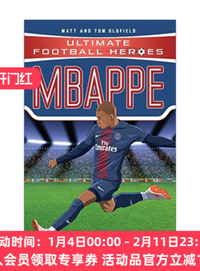 英文原版 Mbappe 超级足球明星人物传记 姆巴佩 Ultimate Football Heroes 英文版 进口英语原版书籍