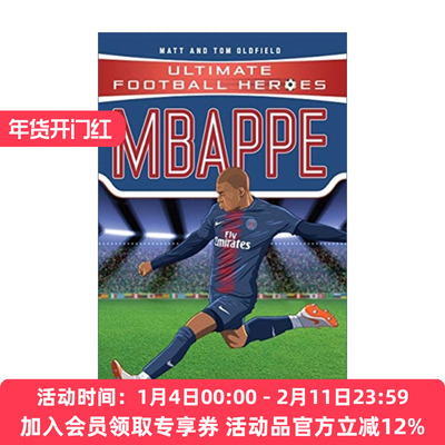 英文原版 Mbappe 超级足球明星人物传记 姆巴佩 Ultimate Football Heroes 英文版 进口英语原版书籍