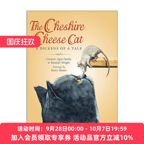 英文原版 The Cheshire Cheese Cat 柴郡奶酪猫 查尔斯?狄更斯的故事 儿童历史小说 Carmen Agra Deedy 英文版 进口英语原版书籍