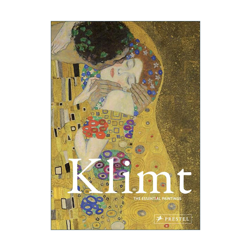 英文原版 Klimt The Essential Paintings 古斯塔夫·克里姆特精选画作集 手风琴折页套盒画册 英文版 进口英语原版书籍