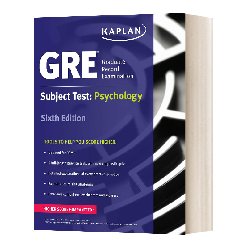 英文原版 GRE Subject Test Psychology GRE科目考试 心理学 英文版 进口英语原版书籍 书籍/杂志/报纸 原版其它 原图主图