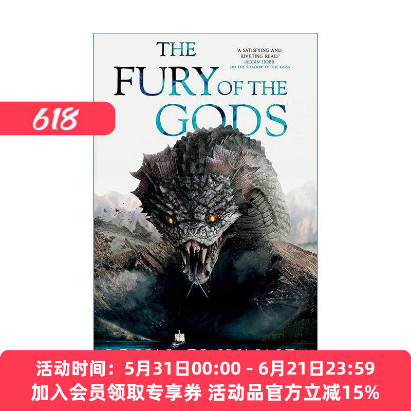 英文原版 The Fury of the Gods 众神之怒 血誓系列 英文版 进口英语原版书籍