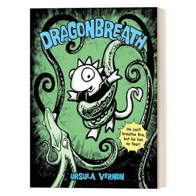 英文原版 Dragonbreath #1 龙吸系列1 精装 全彩儿童幽默漫画桥梁章节小说 中小学课外英语读物 Ursula Vernon 进口英语原版书籍