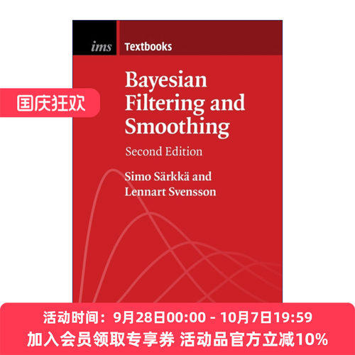 英文原版 Bayesian Filtering and Smoothing 贝叶斯滤波与平滑 第二版 数理统计学会文本系列 英文版 进口英语原版书籍