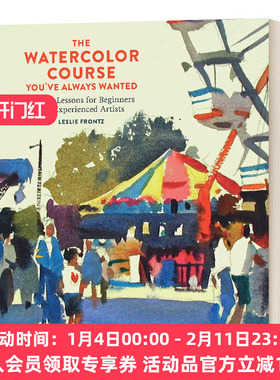 英文原版 The Watercolor Course You've Always Wanted 你一直想要的水彩课程 初学者水彩课程 英文版 进口英语原版书籍