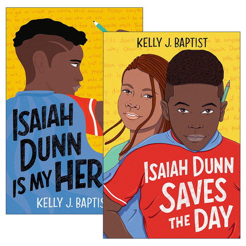 英文原版 Isaiah Dunn 以赛亚·邓恩系列2册 儿童男孩成长小说 Kelly J. Baptist 英文版 进口英语原版书籍