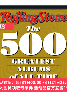 滚石乐队  英文原版 Rolling Stone: The 500 Greatest Albums of All Time 有史以来伟大的500张专辑 音乐 精装收藏版 英文版