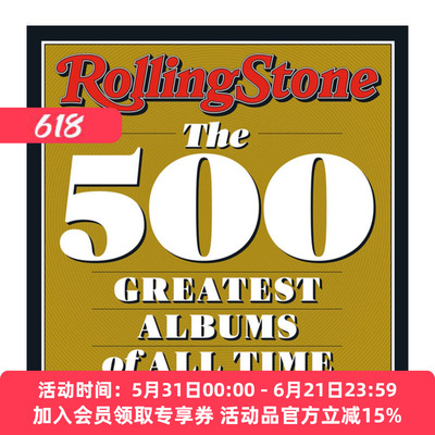 滚石乐队  英文原版 Rolling Stone: The 500 Greatest Albums of All Time 有史以来伟大的500张专辑 音乐 精装收藏版 英文版