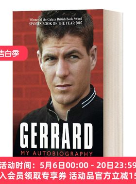 英文原版 Gerrard 杰拉德自传 英文版 进口英语原版书籍