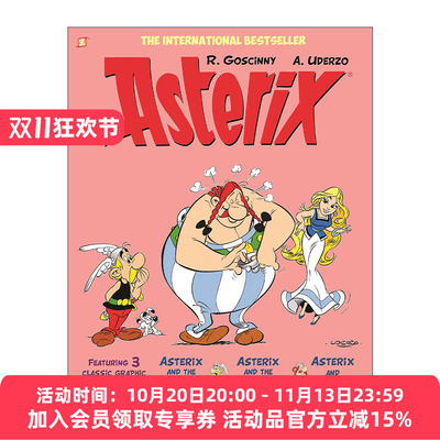 高卢英雄历险记  英文原版 Asterix Omnibus Vol.10 28-30 合订 卷十 英文版 进口英语原版书籍
