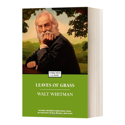 英文原版 Leaves of Grass  草叶集 简装 沃尔特·惠特曼 Walt Whitman David 英文版 进口英语原版书籍